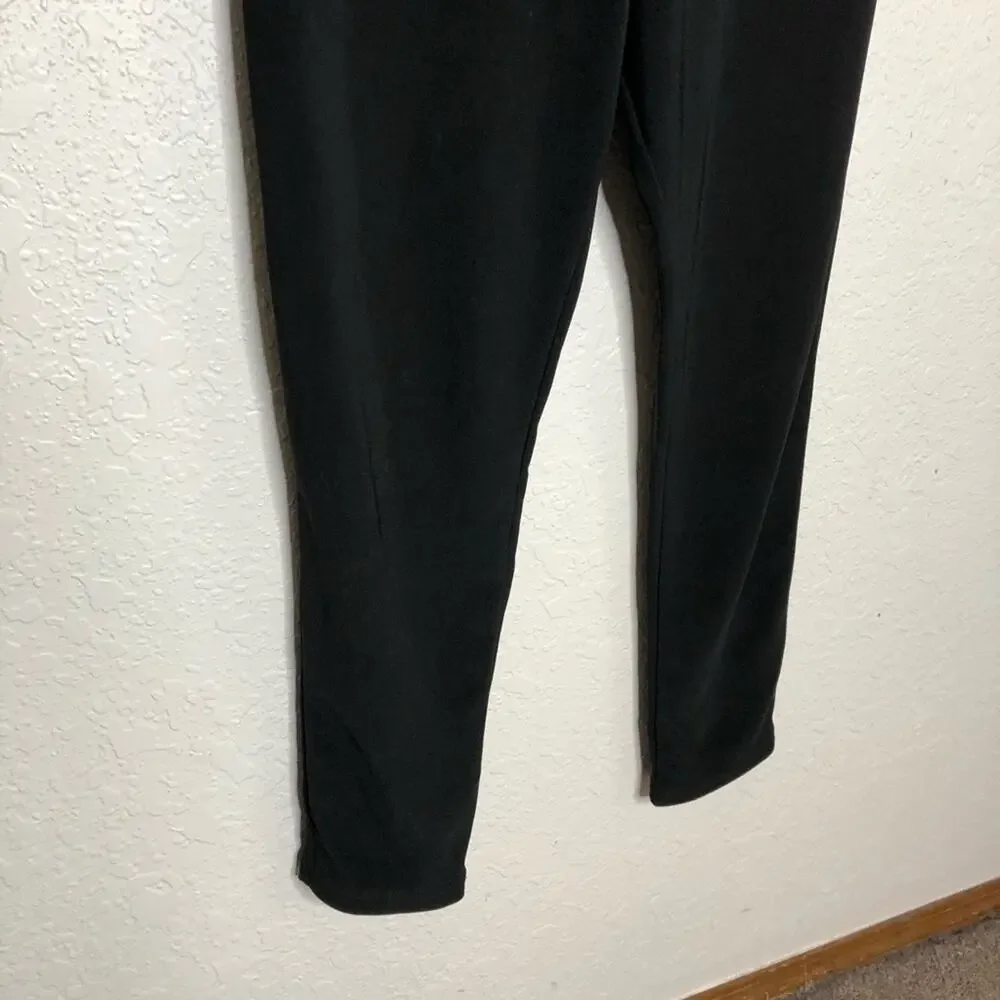 Andrea Isabella vintage black gold leather mesh sleeveless jumpsuit size Large